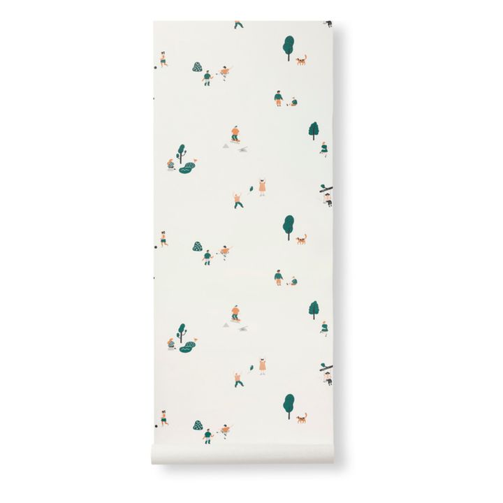 The Park Wallpaper | Off white- Product image n°1