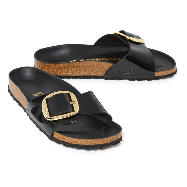 Sandales Madrid Big Buckle Birko Flor Vernis - Collection Adulte --product