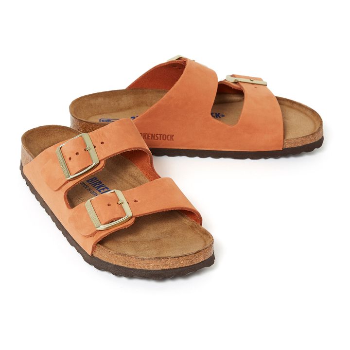 Sandales Arizona SFB Cuir Nubuck - Collection Adulte - Orange- Image produit n°1