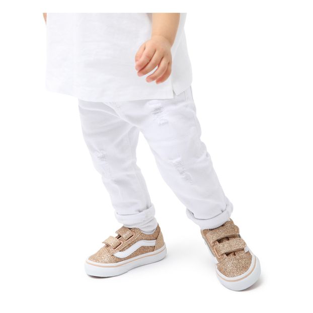 Old Skool Glitter Velcro Sneakers-product
