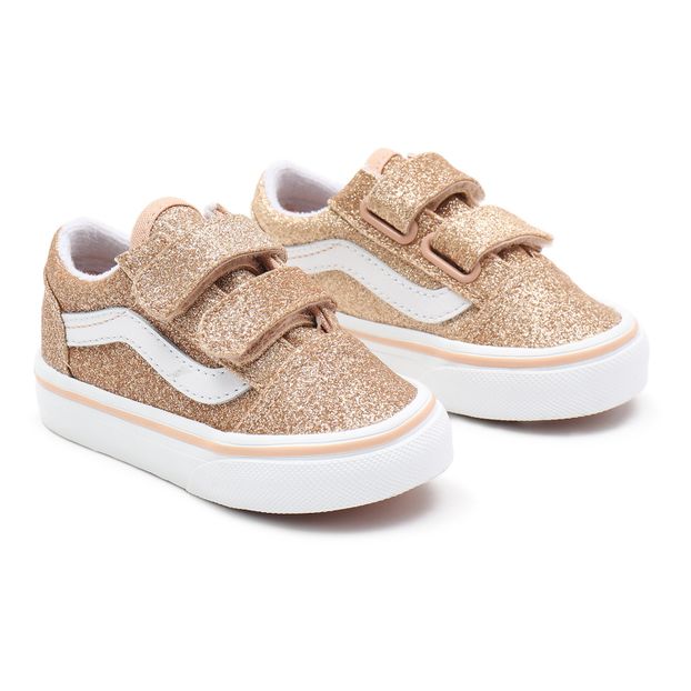 Old Skool Glitter Velcro Sneakers-product