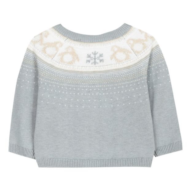 Cardigan Coton, Soie et Cachemire Jacquard-product