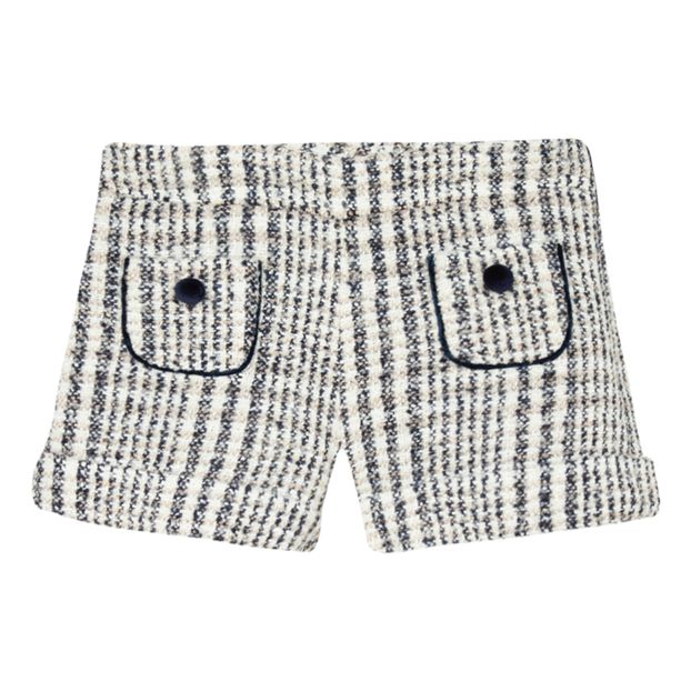 Striped Woollen Shorts-product