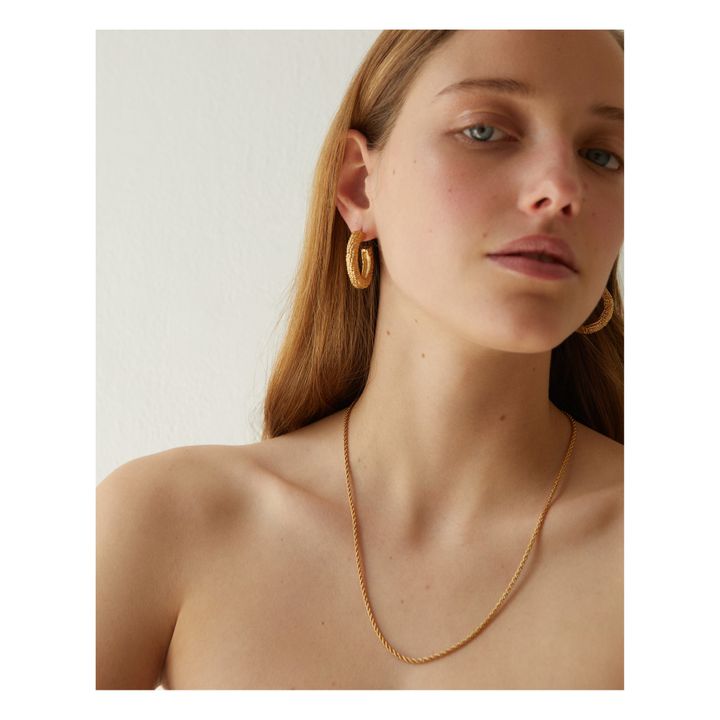 Pendientes Emma Dorado- Imagen del producto n°4