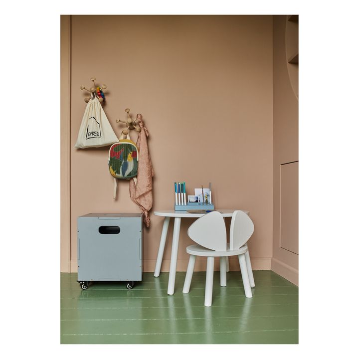Mouse stool in oak White- Product image n°8