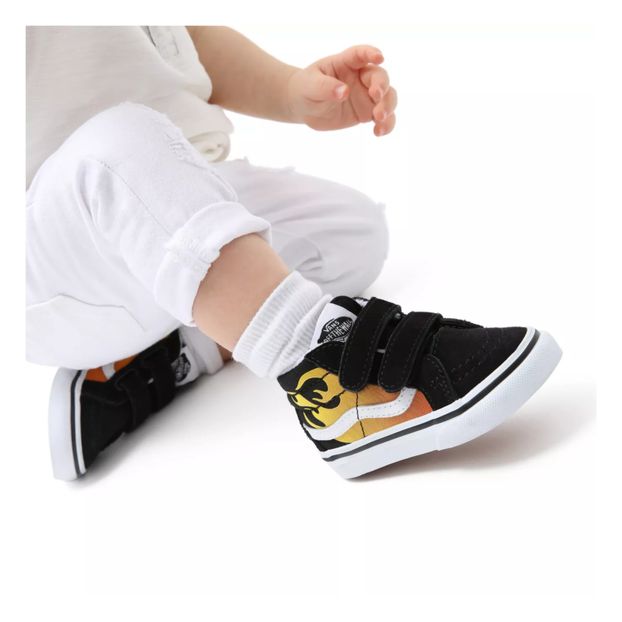 Scarpe da ginnastica, con strap, modello: SK8-Mid Reissue Flamme-product