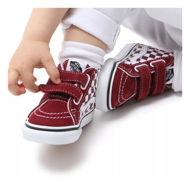 Scarpe da ginnastica, con strap, modello: SK8-Mid Damier-product