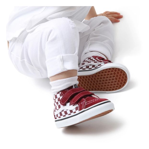Scarpe da ginnastica, con strap, modello: SK8-Mid Damier-product