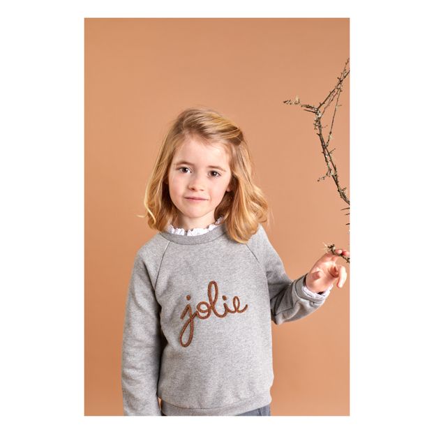Sweat Brodé Col Dentelle-product