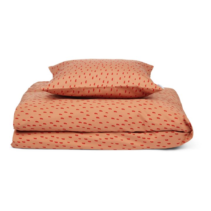 Parure de lit en coton bio Rose- Image produit n°0