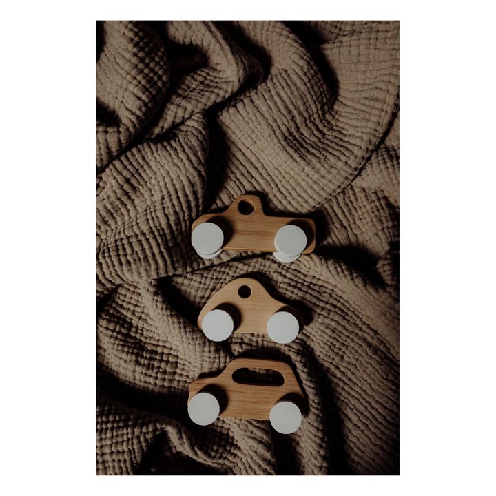 Coches vintage de madera - Juego de 3- Imagen del producto n°1