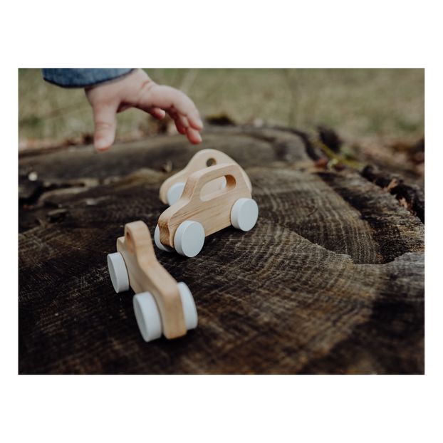 Voitures vintage en bois - Set de 3-product