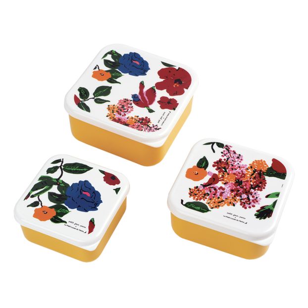 Hibiscus Lunch Box - Set of 3-product