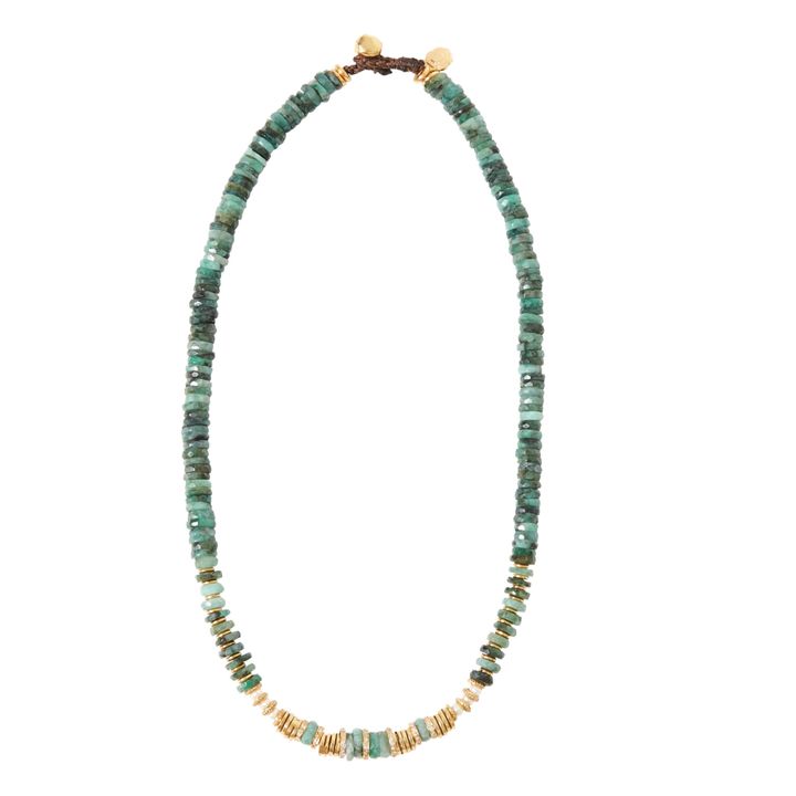 Collar de esmeraldas Clio Verde- Imagen del producto n°0