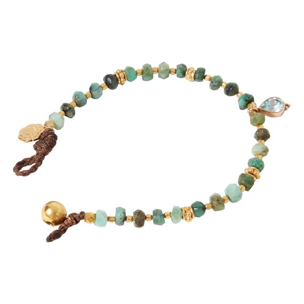 Pulsera de esmeraldas Ester-product