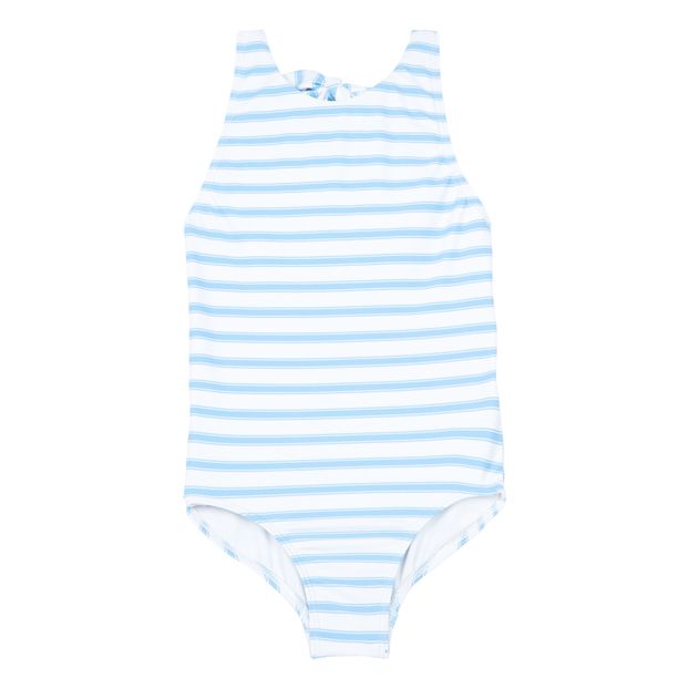 Striped Bow Swimsuit -product