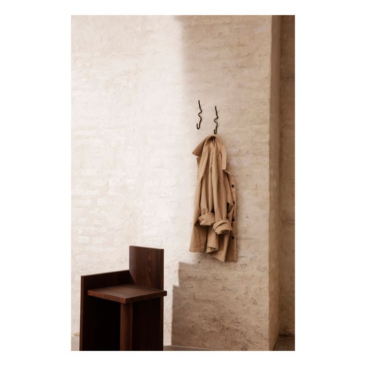 Patère Curvature | Noir- Image produit n°1