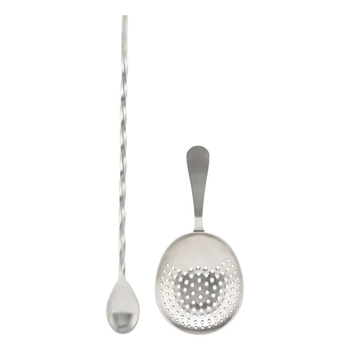 Accessoire à cocktail - Set de 2 | Argenté- Image produit n°0
