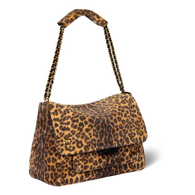 Bolso de piel de vaca y leopardo Lulu S-product