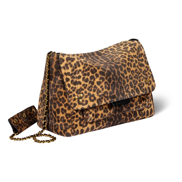 Bolso de piel de vaca y leopardo Lulu S-product