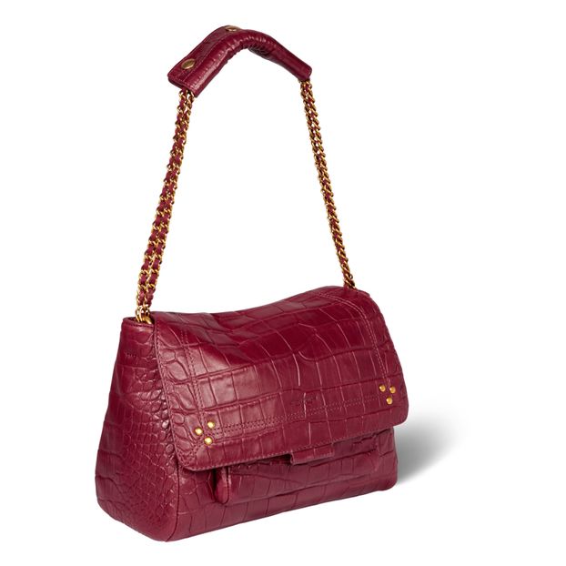 Lulu M Goatskin Crocodile Bag-product