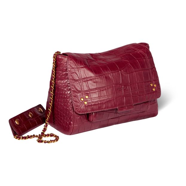 Lulu M Goatskin Crocodile Bag-product