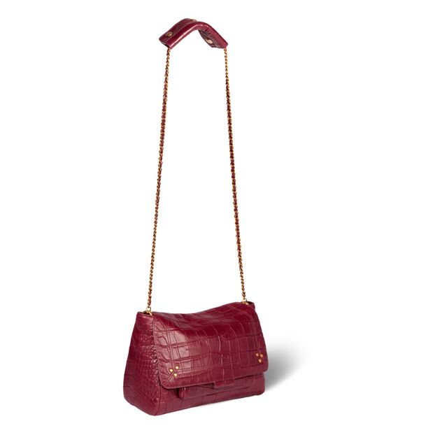 Lulu M Goatskin Crocodile Bag-product