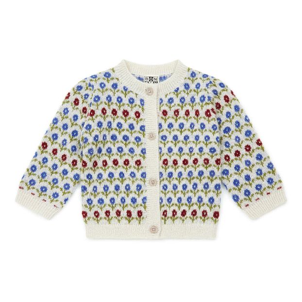 Cardigan Jacquard Fleuri-product