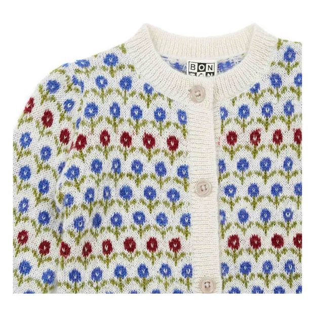 Cardigan Jacquard Fleuri-product