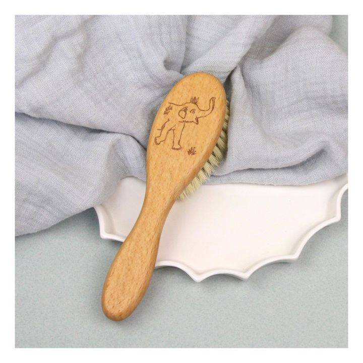 Elephant Beech Hairbrush with Silk Bristles | Beech- Product image n°1