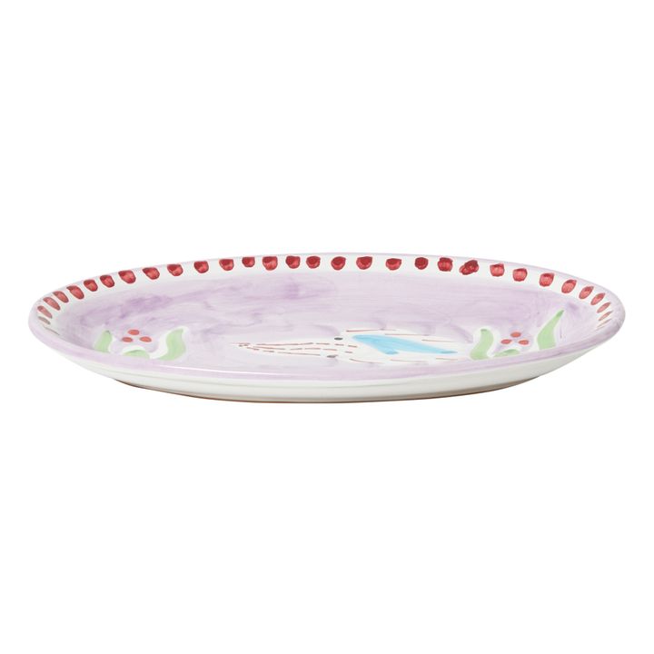 Plat ovale Squid - 25cm | Purple- Product image n°1