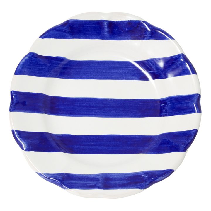 Plato rayas - 16 cm | Azul- Imagen del producto n°0