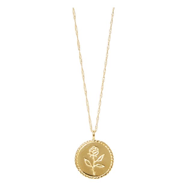 Rose Coin Necklace-product