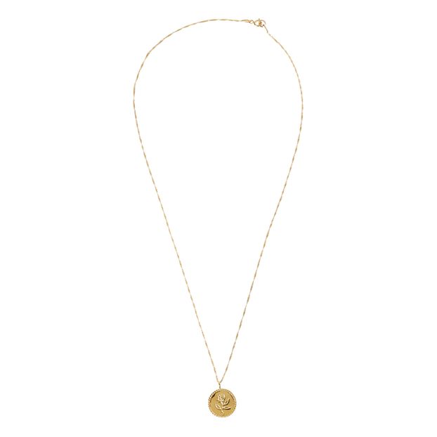 Rose Coin Necklace-product