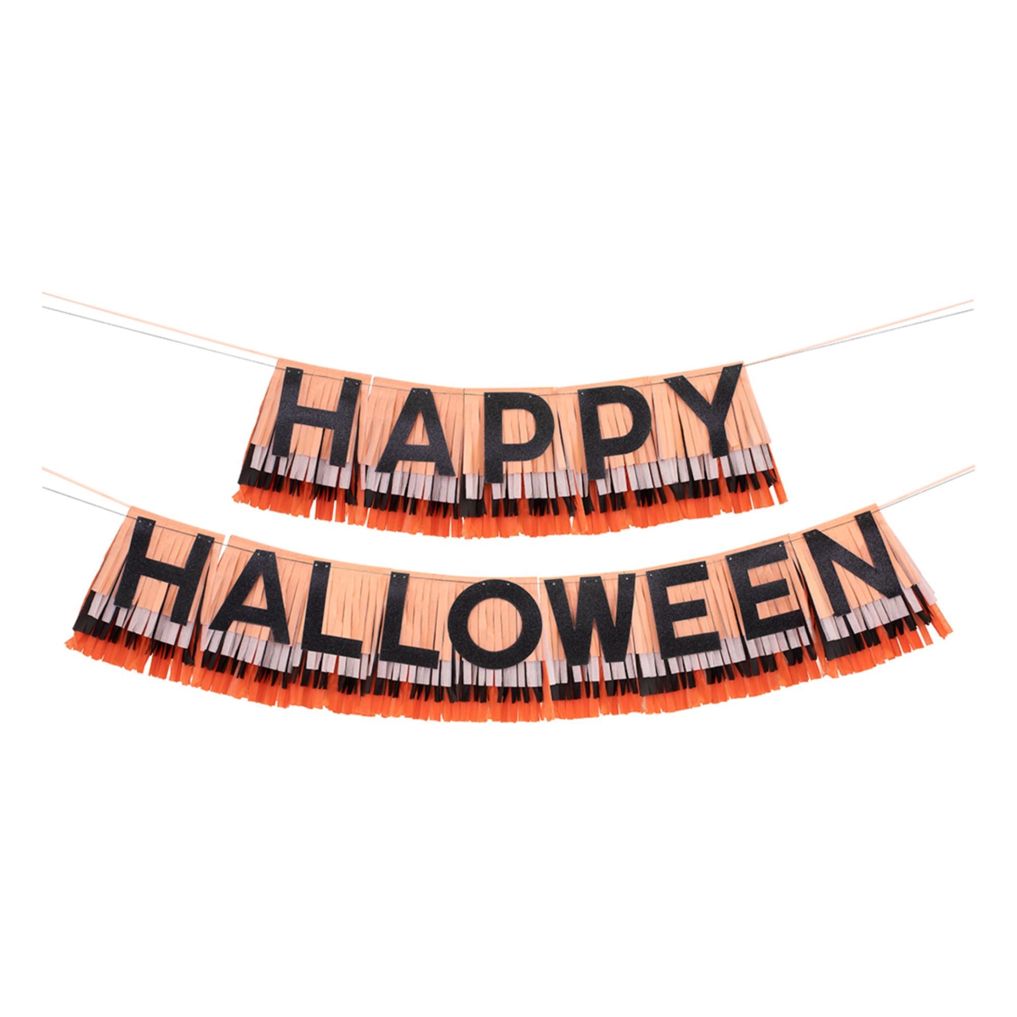 Guirlande à franges Happy Halloween- Image produit n°0