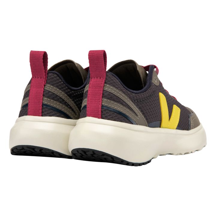 Scarpe da ginnastica con lacci, modello: Canary Vegan | Grigio antracite- Immagine del prodotto n°2