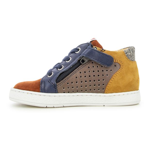 Foam Clay Zip-Up Sneakers-product