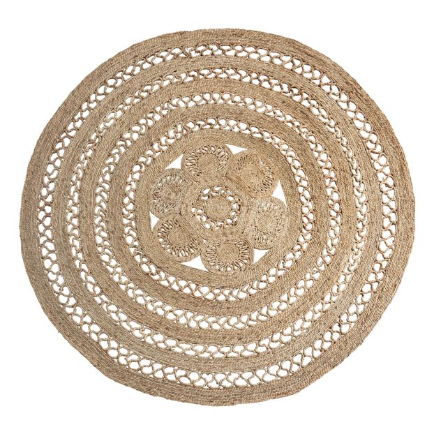 Alfombra redonda de yute-product
