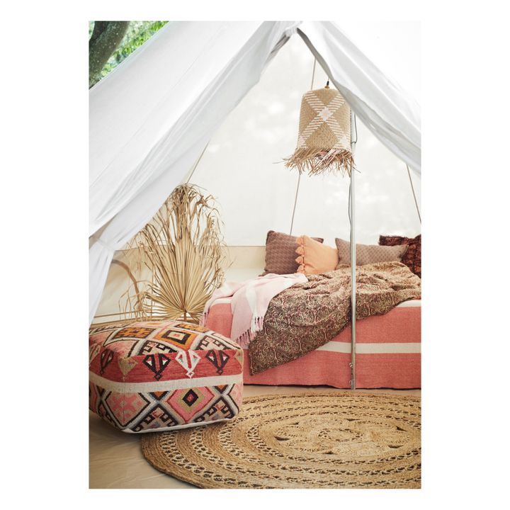 Tapis rond en jute- Image produit n°1