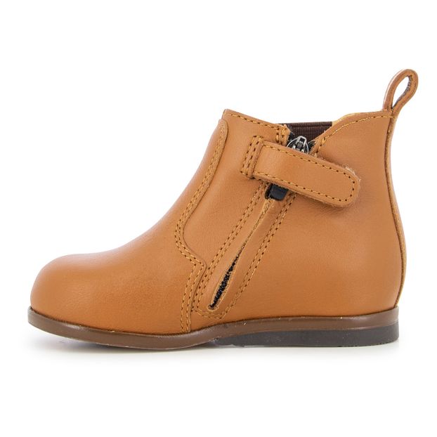 Zeus Stretch Calfskin Zip-up Booties-product