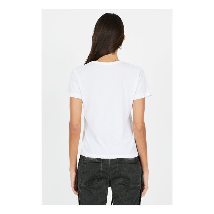 Camiseta con cuello en V Standard | Blanco- Imagen del producto n°3