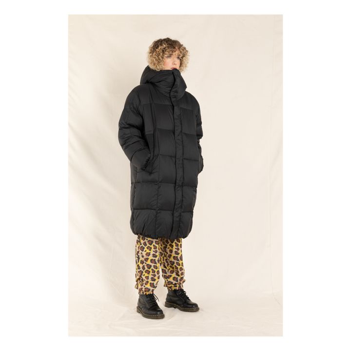 Lange Daunenjacke Snowlong | Schwarz- Produktbild Nr. 4