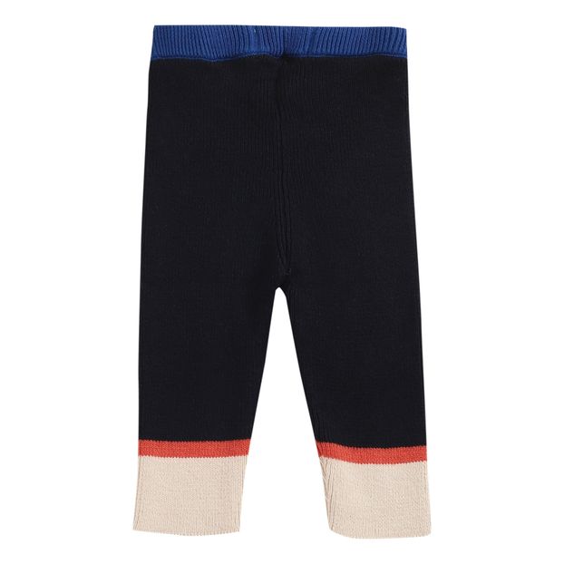 Leggings de punto de algodón orgánico Colorblock-product