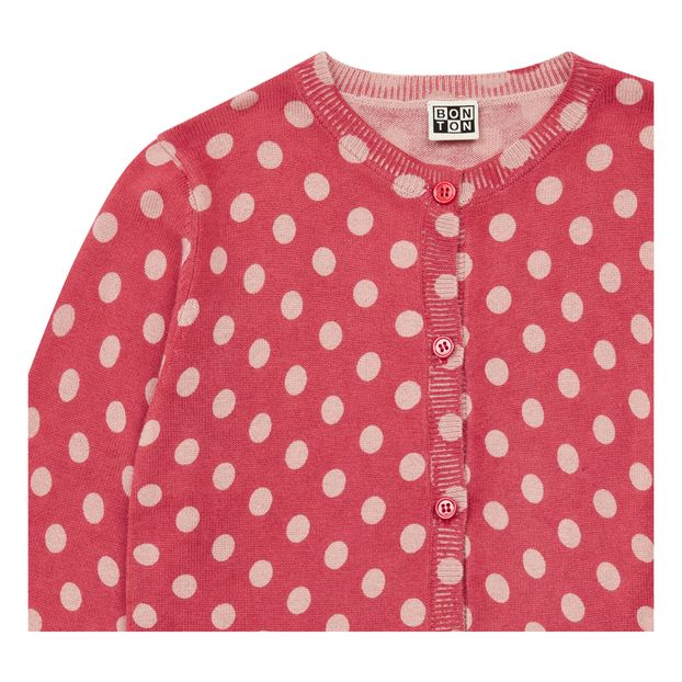 Cardigan Laine et Coton Pois-product