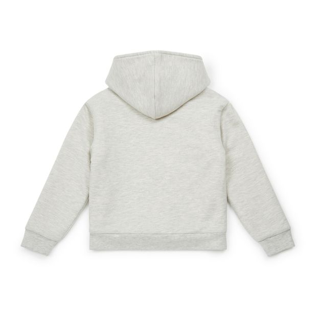 Sherpa-Lined Organic Cotton Zip Hoodie-product