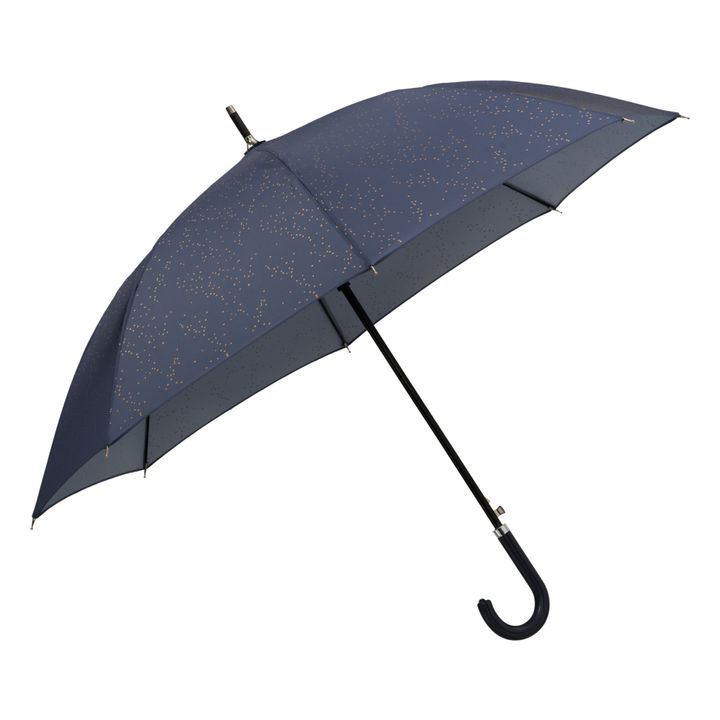 Indigo gepunktetes-Regenschirm - Produktbild Nr. 0