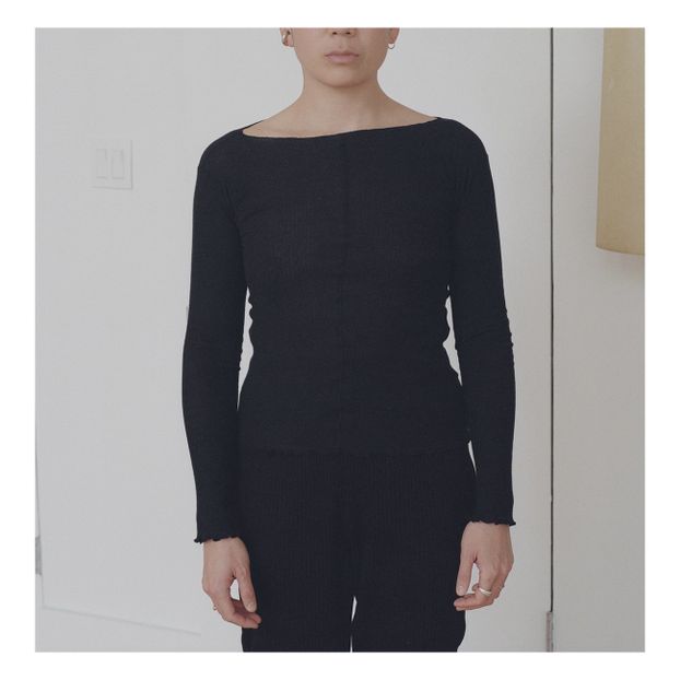 T-Shirt Manches Longues Pama Côtelé Coton Bio-product