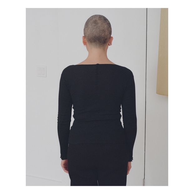 T-Shirt Manches Longues Pama Côtelé Coton Bio-product