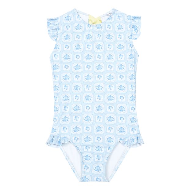 Floral Short-sleeved Rash Guard Jumpsuit -product