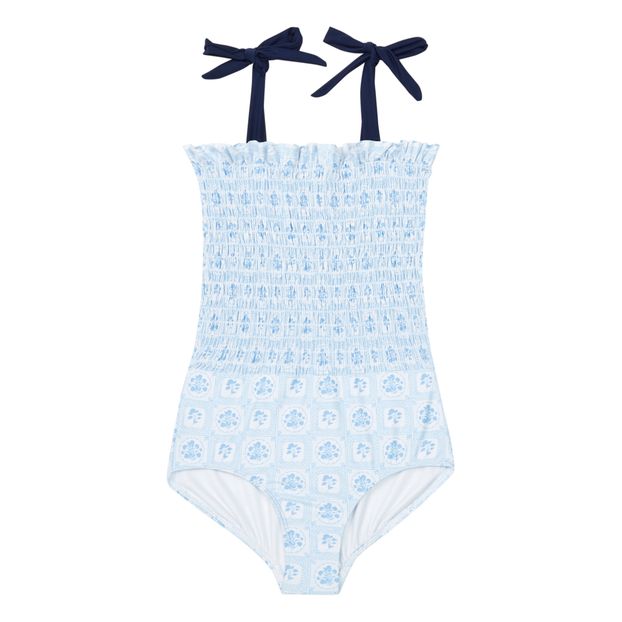 Maillot de bain smocké floral -product